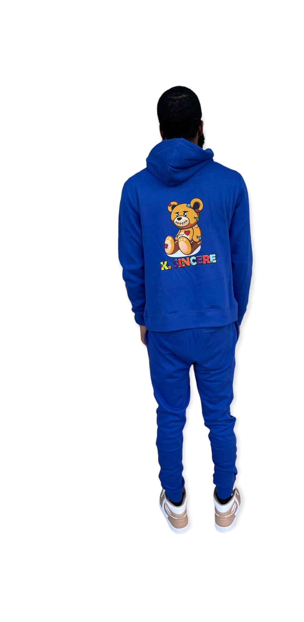 K. Sincere Signature Bear Jogger Set