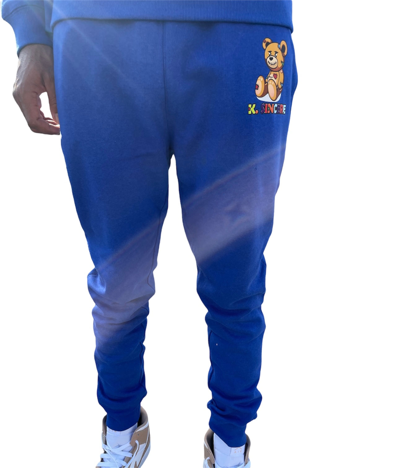 K. Sincere Signature Bear Jogger Set