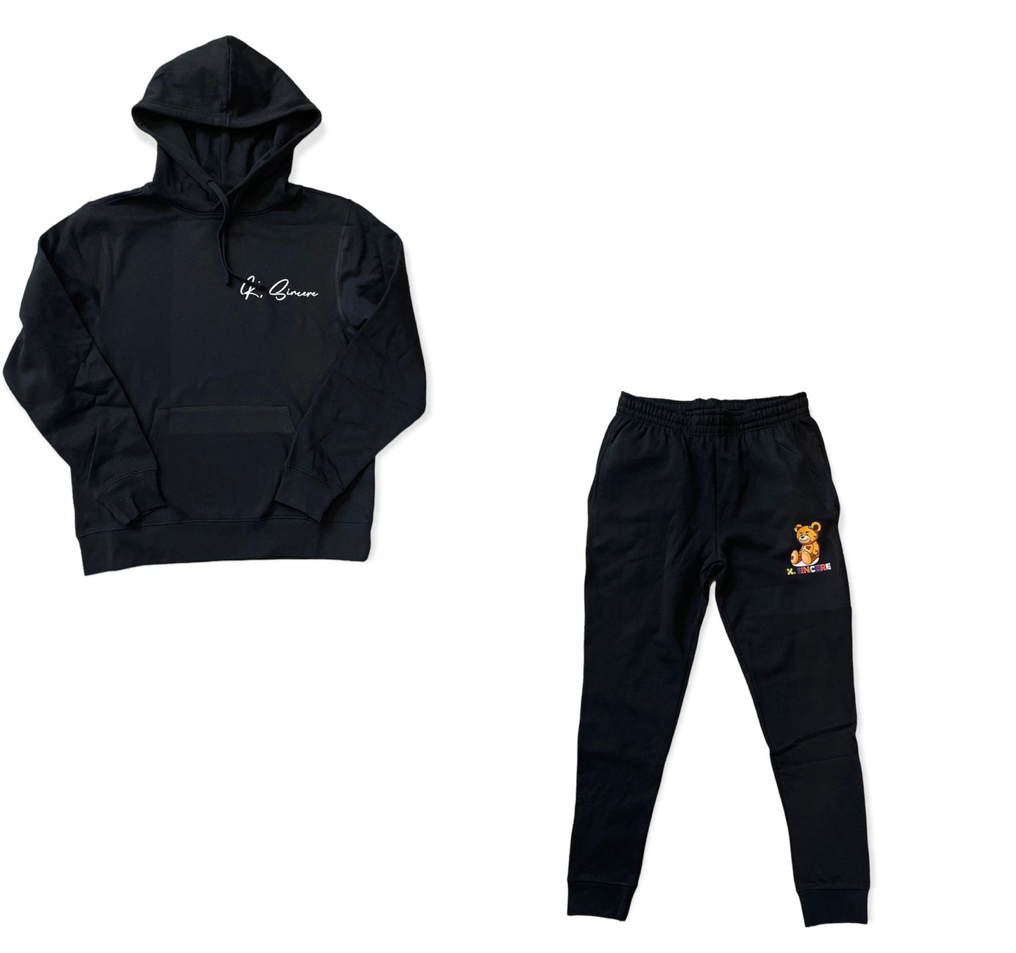 K. Sincere Signature Bear Jogger Set